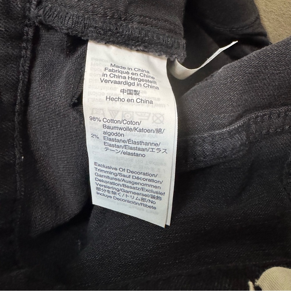 Madewell Black Wide Leg Crop Jeans Size 30P - Picture 7 of 7